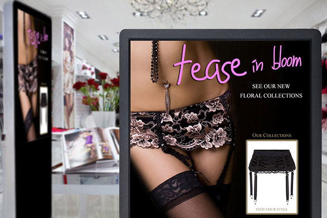 In-store retail marketing display